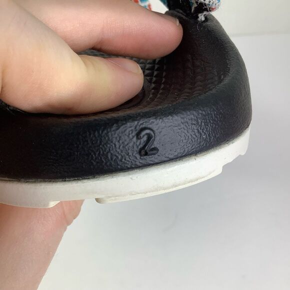 Chaco Z1 Ecotread Kids Sport Sandals Tube Blue Adjustable Straps Sz 2 Unisex - Picture 9 of 10